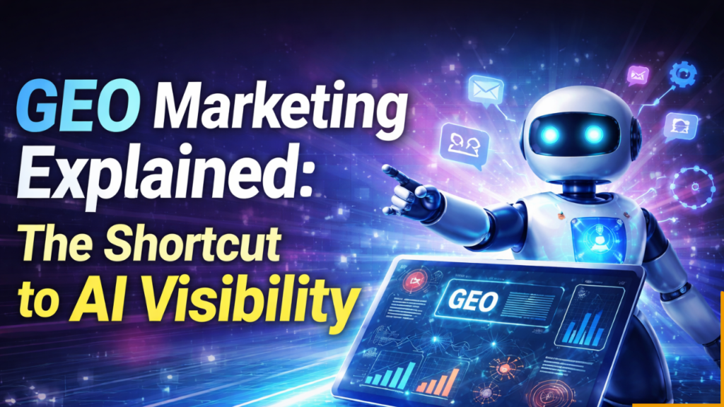 GEO Marketing Explained: The Shortcut to AI Visibility