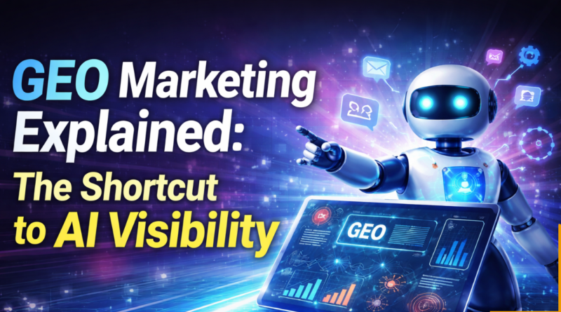 GEO Marketing Explained: The Shortcut to AI Visibility