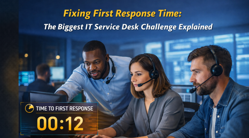 Fixing First Response Time: The Biggest IT Service Desk Challenge Explained
