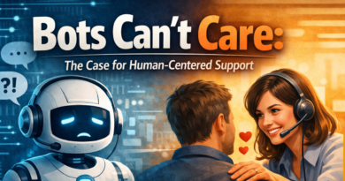 Bots Can’t Care: The Case for Human-Centered Support