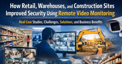 How Retail, Warehouses, and Construction Sites Improved Security Using Remote Video Monitoring Real Case Studies, Challenges, Solutions, and Business Benefits