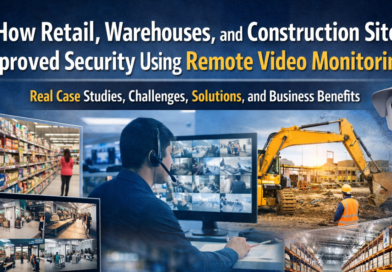 How Retail, Warehouses, and Construction Sites Improved Security Using Remote Video Monitoring Real Case Studies, Challenges, Solutions, and Business Benefits