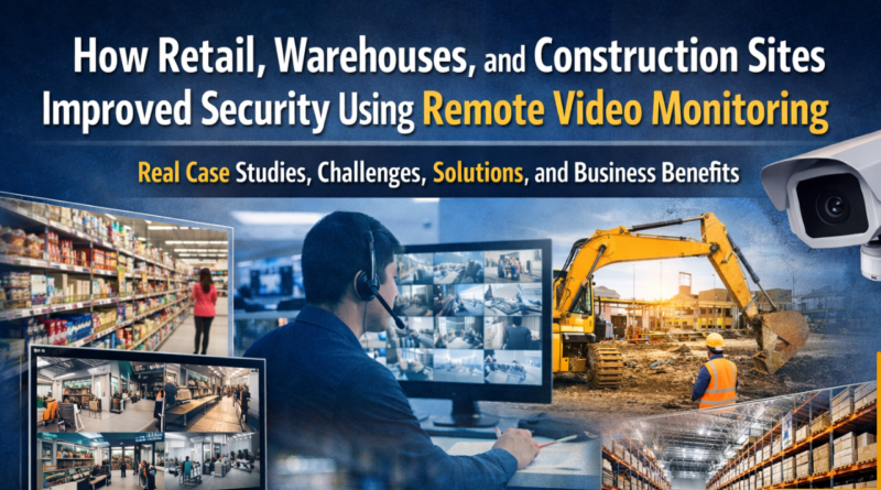 How Retail, Warehouses, and Construction Sites Improved Security Using Remote Video Monitoring Real Case Studies, Challenges, Solutions, and Business Benefits