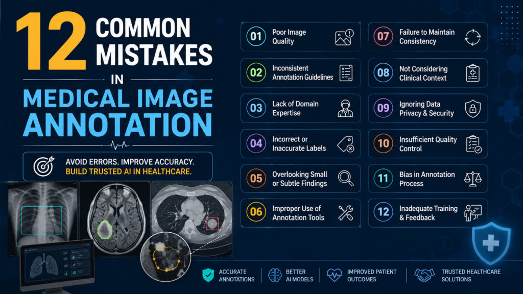12 Common Mistakes in Medical Image Annotation