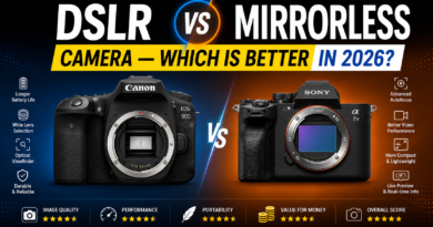 DSLR vs Mirrorless Camera — Which is Better in 2026