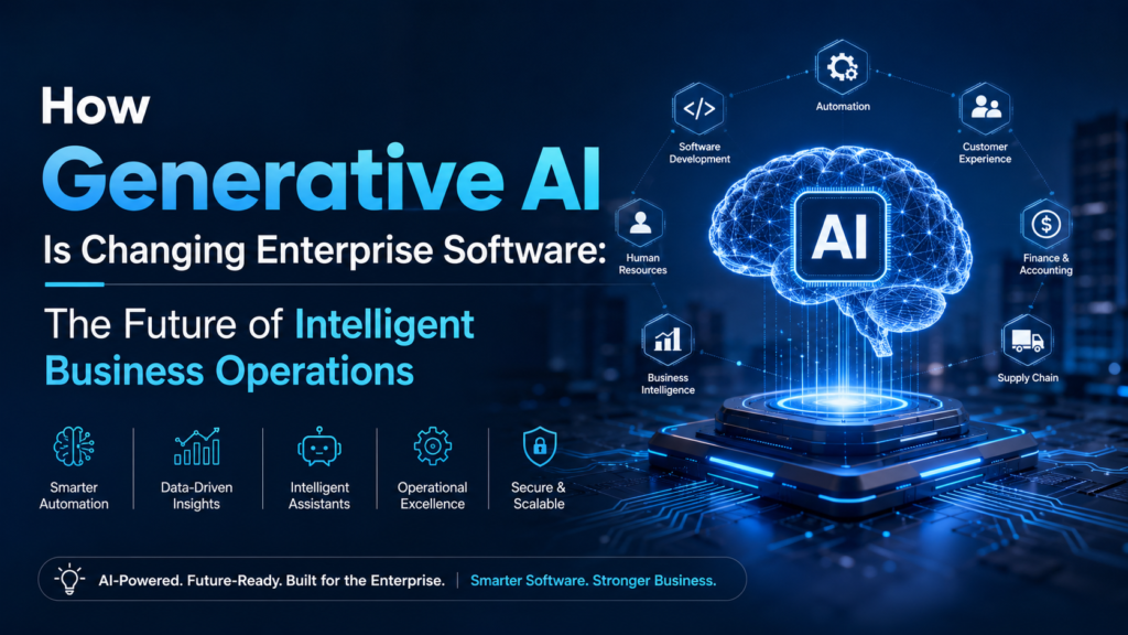 How Generative AI Is Changing Enterprise Software The Future of Intelligent Business Operations