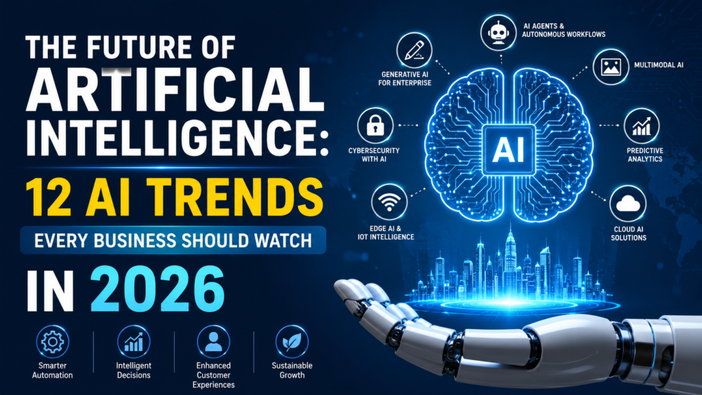 The Future of Artificial Intelligence: 12 AI Trends Every Business Should Watch in 2026