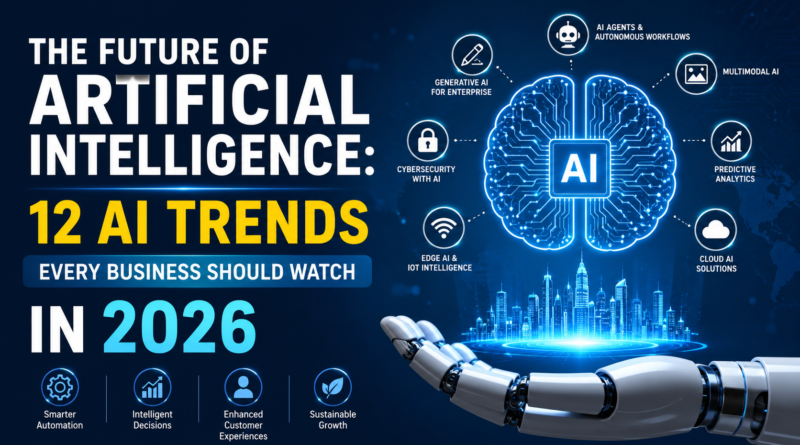 The Future of Artificial Intelligence: 12 AI Trends Every Business Should Watch in 2026