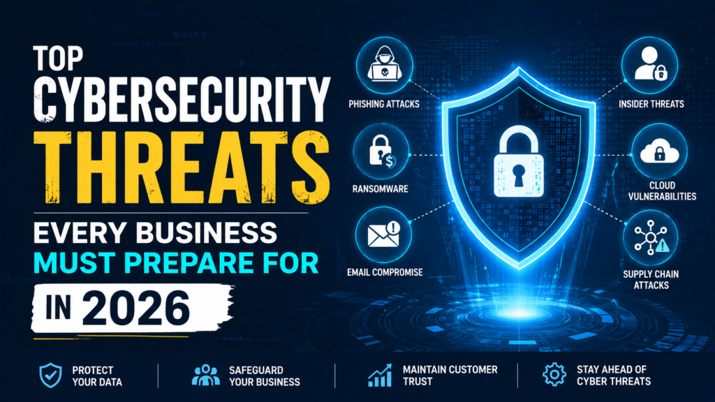 Top Cybersecurity Threats Every Business Must Prepare for in 2026
