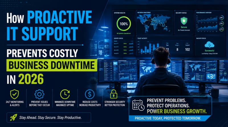 How Proactive IT Support Prevents Costly Business Downtime in 2026