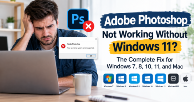 Adobe Photoshop Not Working Without Windows 11? The Complete Fix for Windows 7, 8, 10, 11, and Mac