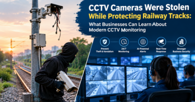 CCTV Cameras Were Stolen While Protecting Railway Tracks: What Businesses Can Learn About Modern CCTV Monitoring