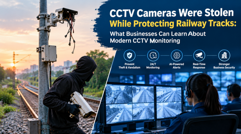 CCTV Cameras Were Stolen While Protecting Railway Tracks: What Businesses Can Learn About Modern CCTV Monitoring