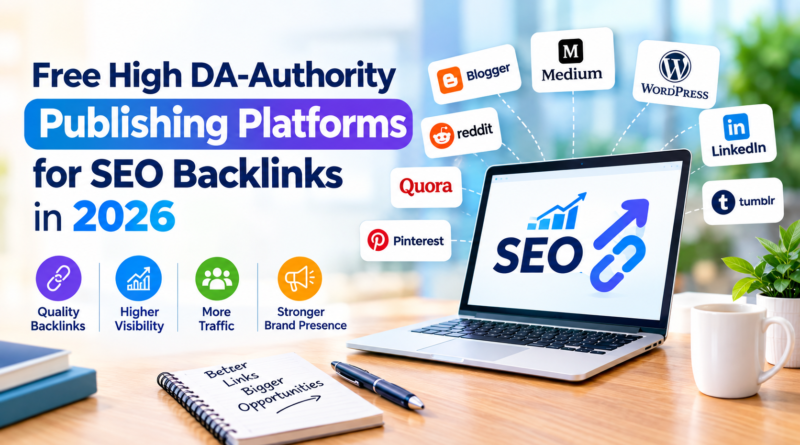 Free High DA-Authority Publishing Platforms for SEO Backlinks in 2026