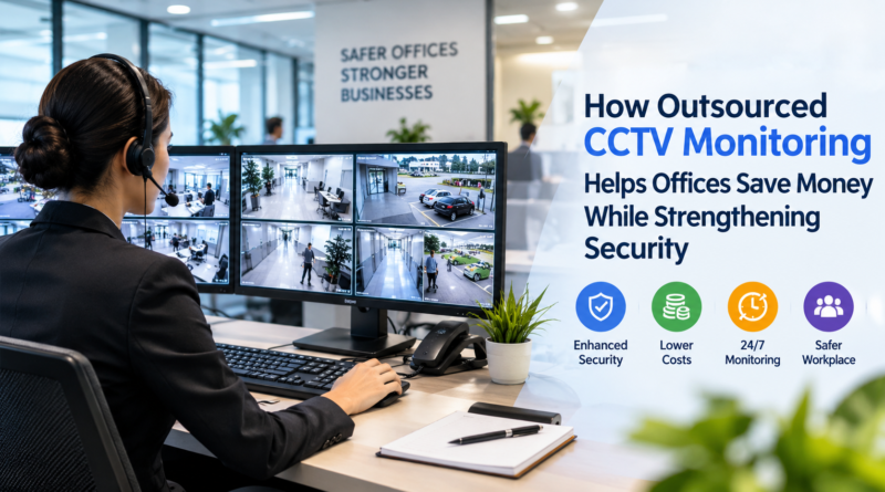 How Outsourced CCTV Monitoring Helps Offices Save Money While Strengthening Security.