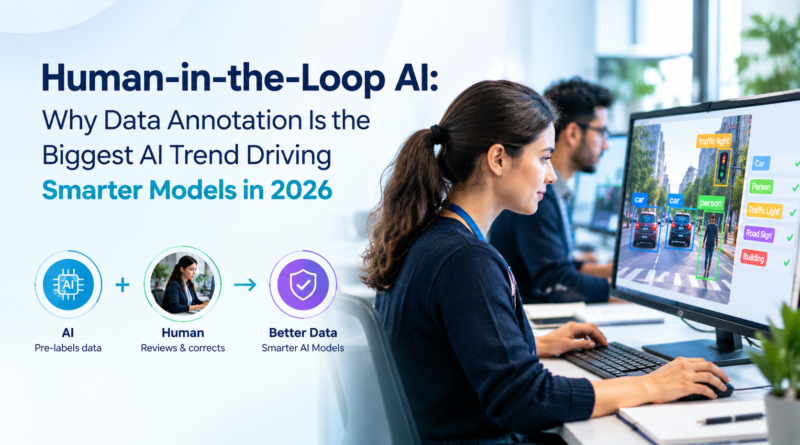 Human-in-the-Loop AI Why Data Annotation Is the Biggest AI Trend Driving Smarter Models in 2026