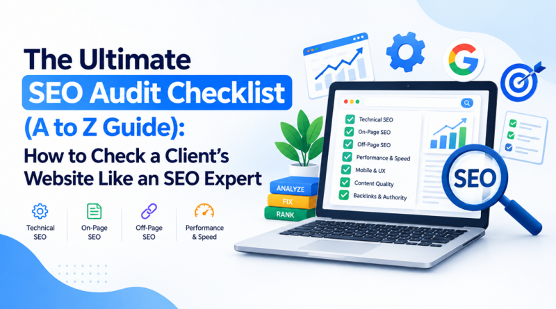 The Ultimate SEO Audit Checklist (A to Z Guide): How to Check a Client's Website Like an SEO Expert