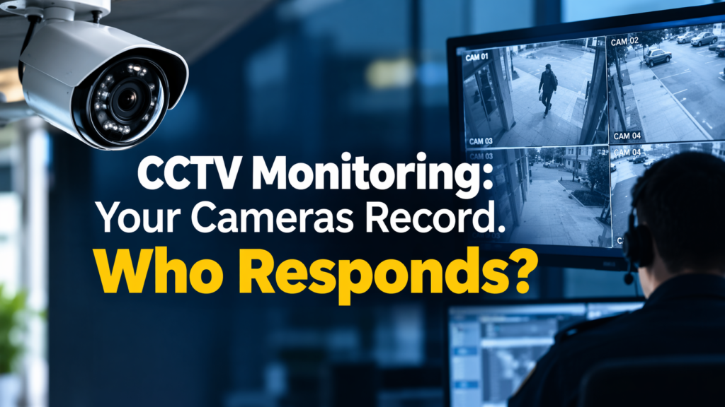 CCTV Monitoring: Your Cameras Record. Who Responds?