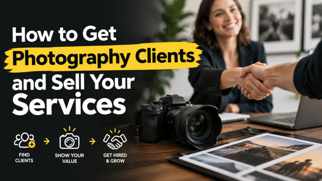 How to Get Photography Clients and Sell Your Services