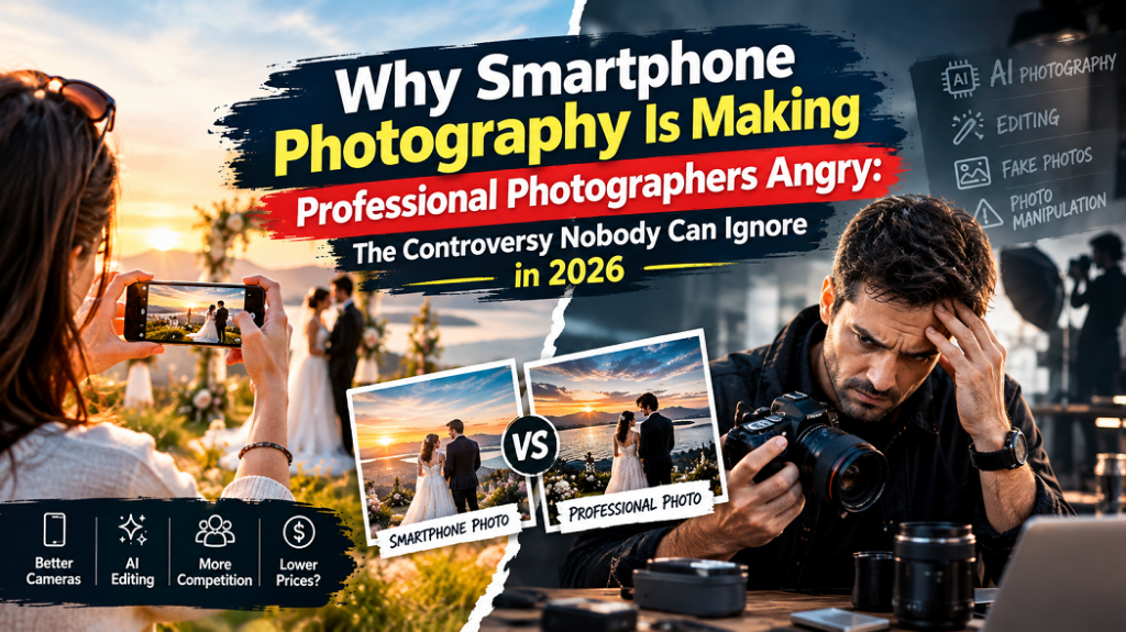 Why Smartphone Photography Is Making Professional Photographers Angry: The Controversy Nobody Can Ignore in 2026