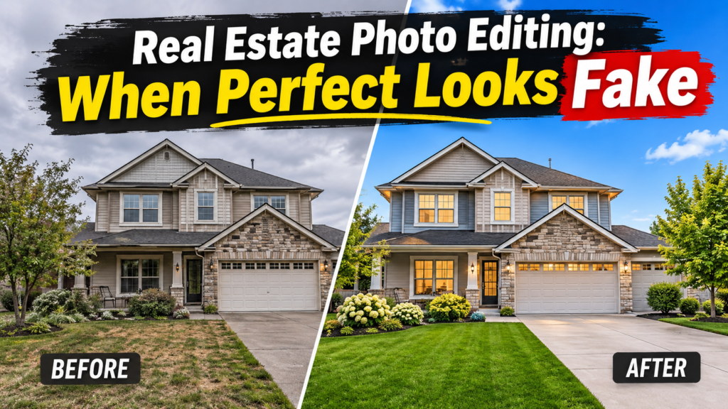 Real Estate Photo Editing: When Perfect Looks Fake